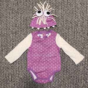 Disney Baby Monsters Inc Boo Bodysuit and Hat Set 12-18 months